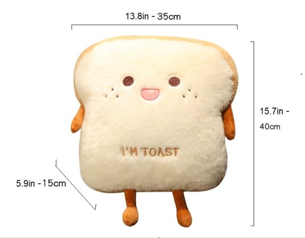 Plush Toast Bread Pillow