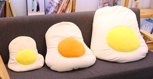 Plush Fried Egg Pillow